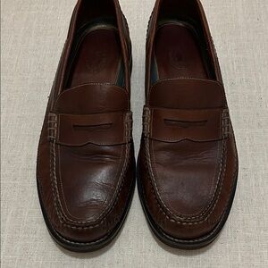 H.S.Trask Shoes Men’s 13 Brown Leather Slip-On Loafers Classic Office